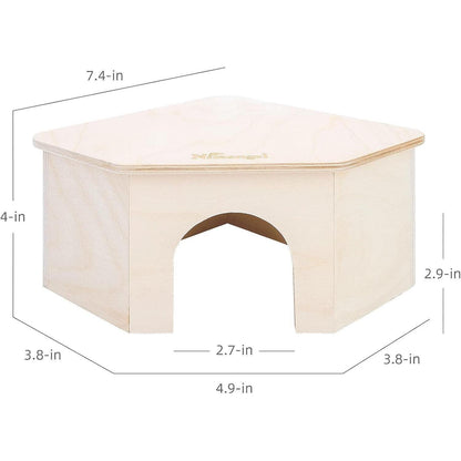 Niteangel Birkenkammer Hamsterversteck Haustierhaus Holz