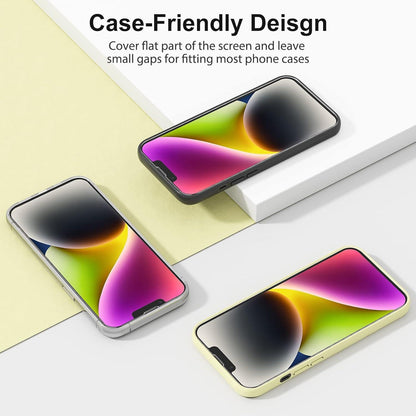 Panzer Schutz Glas für iPhone 14/13 Pro, 3 Stück, 9H-Härte, HD Schutzfolie