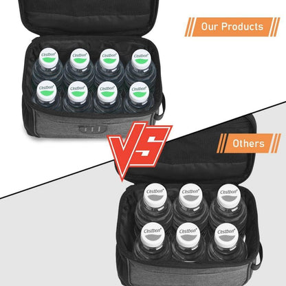 Fahrradkorb Vorne Tasche 6L Wasserdicht Touchscreen Fahrradtasche A-Schwarz
