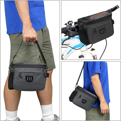 Fahrradkorb Tasche 6L Wasserdichter Touchscreen für