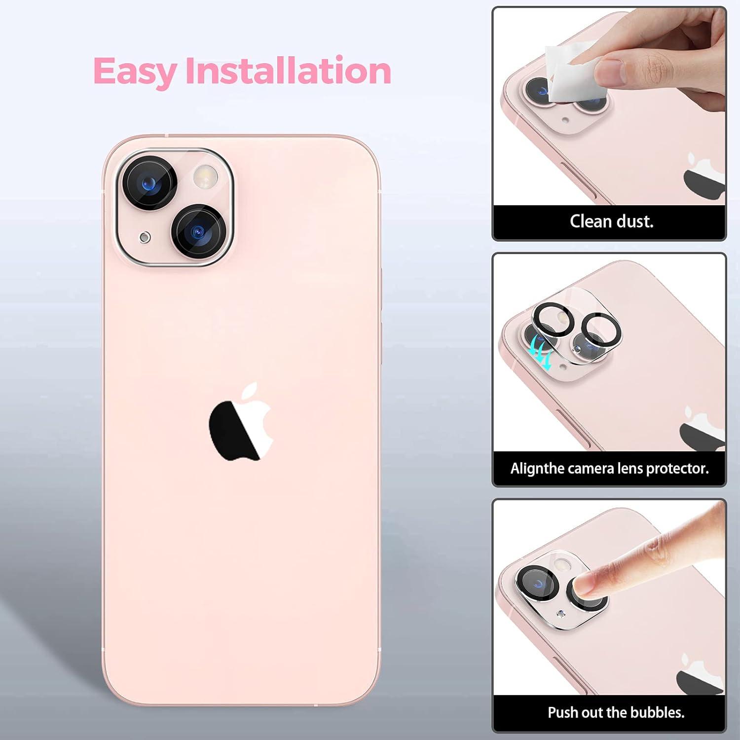 Panzer Schutzfolie iPhone 13 Mini 5.4 HD Touch 9H 3+3 Set