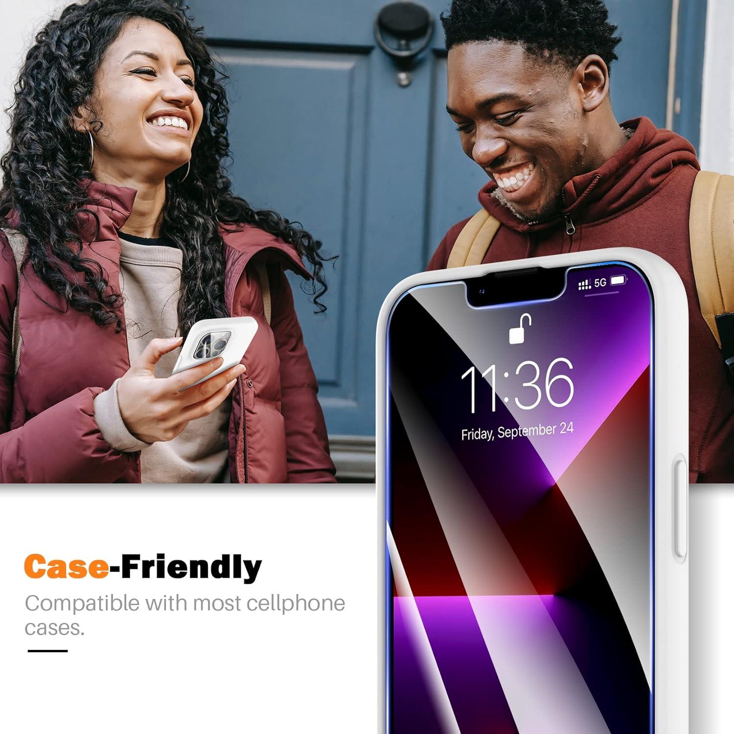 LK 3+3 Stück Hartglas und Kameraschutz für iPhone 13 Pro Max, kratzfest und blasenfrei, Ultra HD 9H Härtegrad