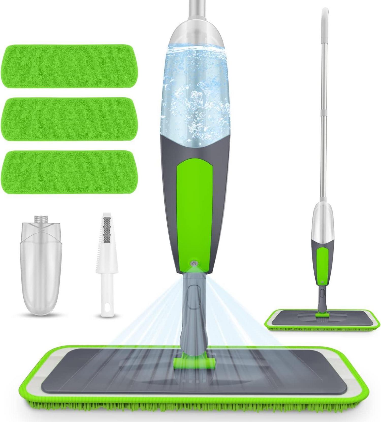 Sprühwischer Bodenwischer mit Sprühfunktion 3 Wischpads 550 ml