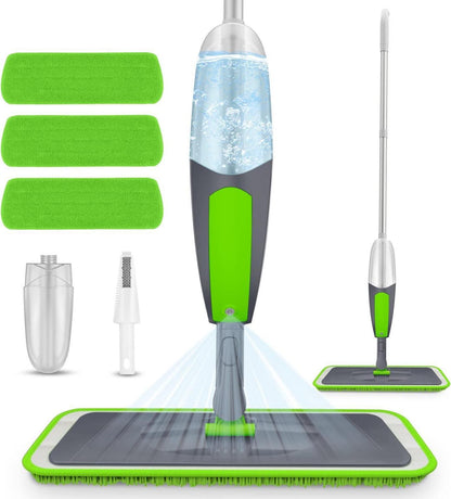 Sprühwischer Bodenwischer mit Sprühfunktion 3 Wischpads 550 ml