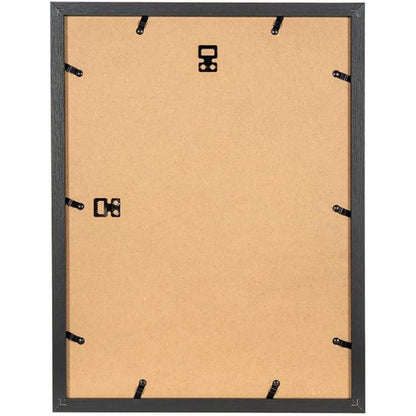 Bilderrahmen Schwarz Echtholz 30x40 cm 2er Set für