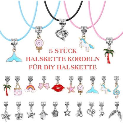102-teiliges Caffox Charm Armband Bastelset für Mädchen DIY