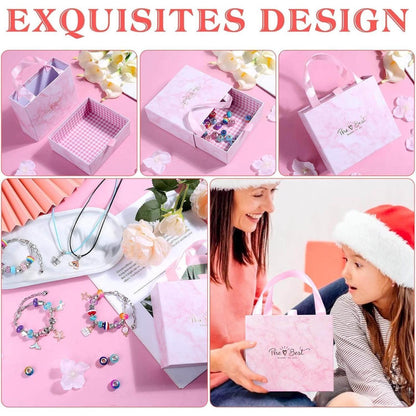 102-teiliges Caffox Charm Armband Bastelset für Mädchen DIY