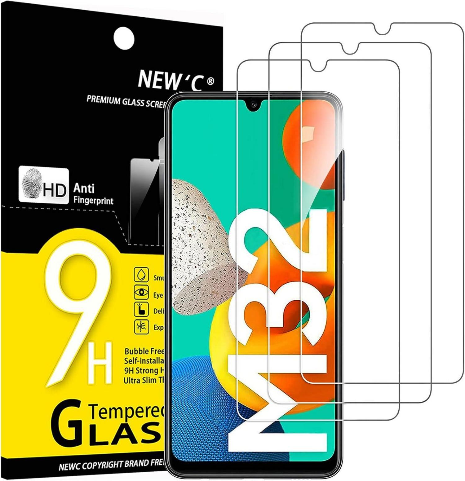 Panzer Schutz Glas Samsung Galaxy M32 5G 3er Set