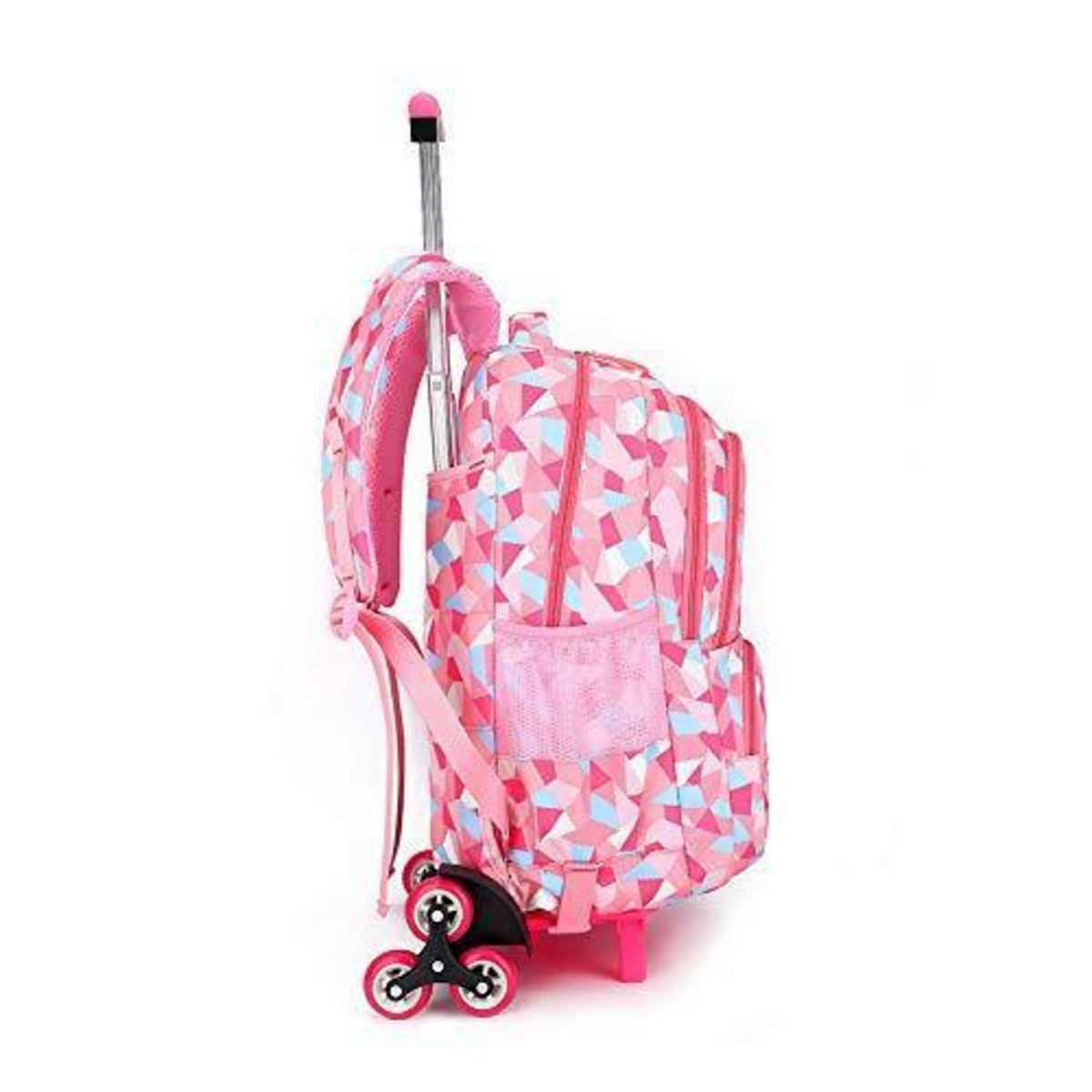 Rucksack mit Rollen für Kinder – Schultrolley Rosa, Klasse 3-12