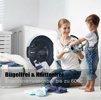 Soifox Bettwäsche Set 155x220 Anthrazit Mikrofaser bügelfrei 1 Bettbezug 1