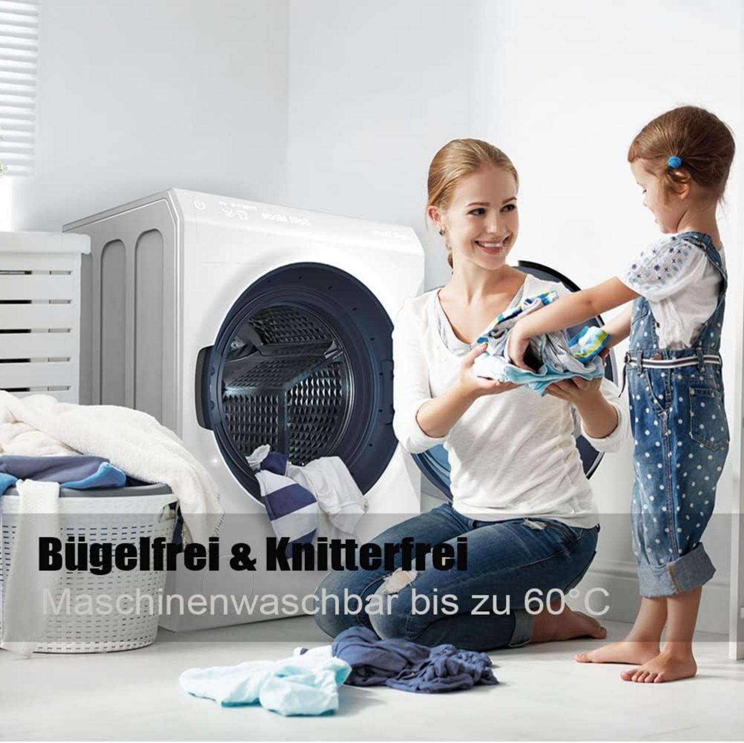 Bettwäsche Set 220x240 grau Anthrazit Mikrofaser bügelfrei