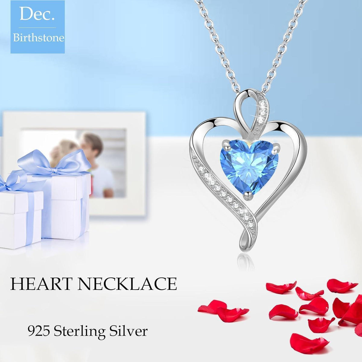 Silber Herz Halskette Damen 925 Sterling Silber Geschenk