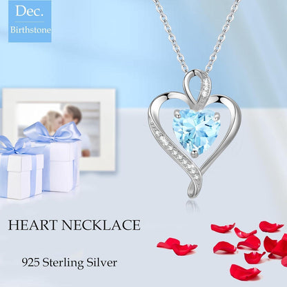 Silber Herz Halskette Damen 925 Sterling Silber Geschenk