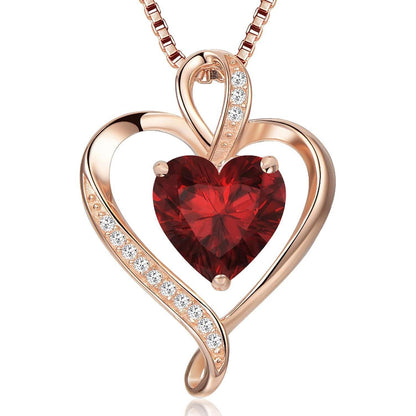 Silber Herz Halskette Damen 925 Sterling Silber Geschenk