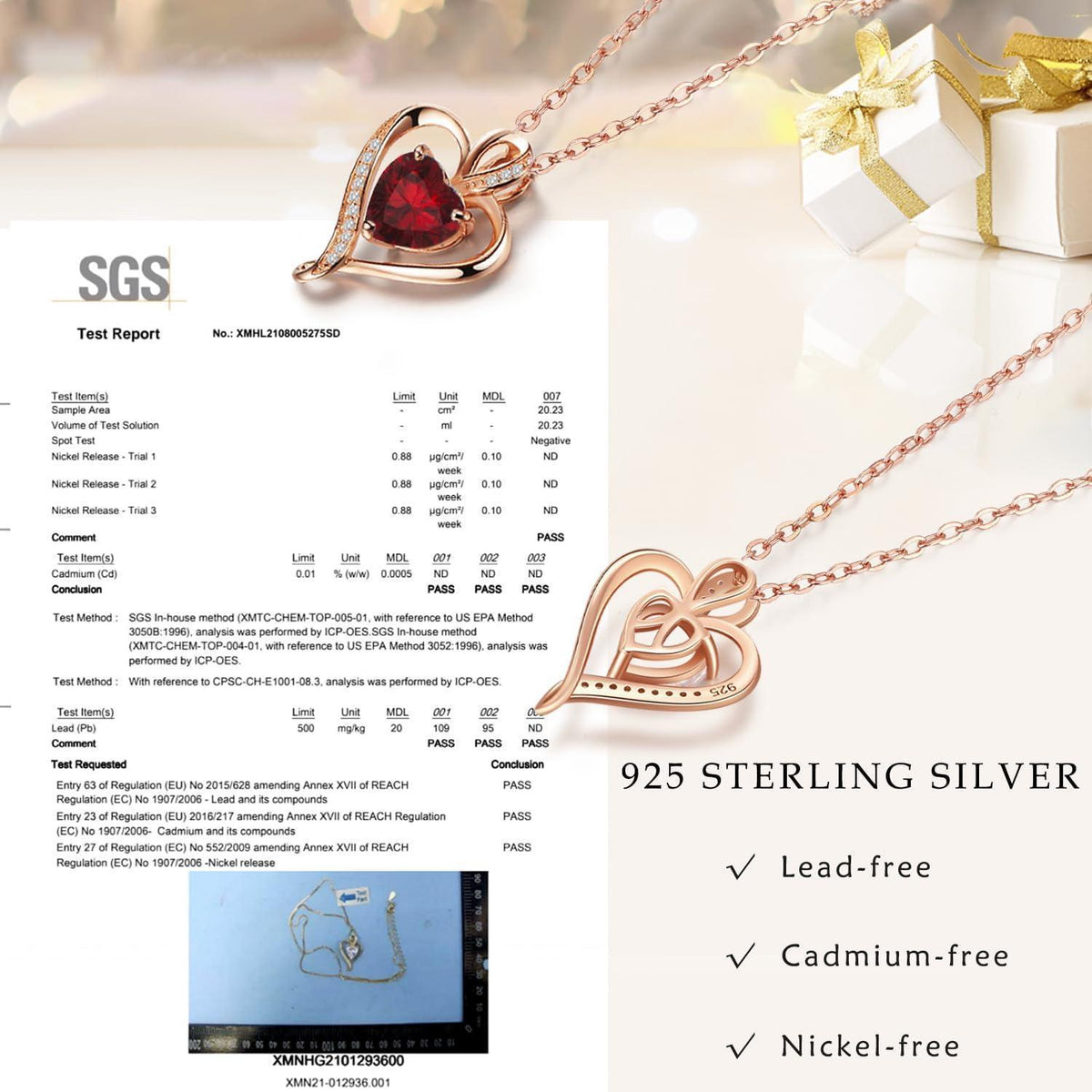 Silber Herz Halskette Damen 925 Sterling Silber Geschenk