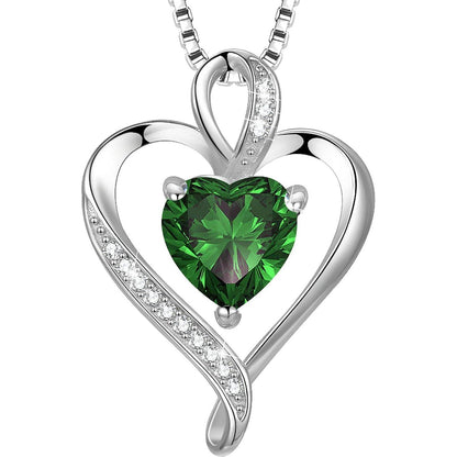Silber Herz Halskette Damen 925 Sterling Silber Geschenk