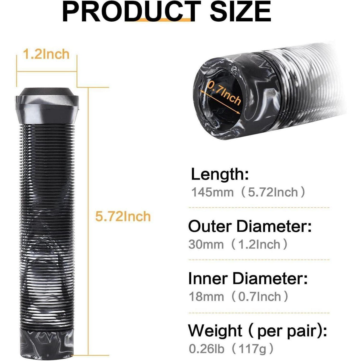 Stunt Scooter Griffe 145mm - Mixed Color Lenkergriffe