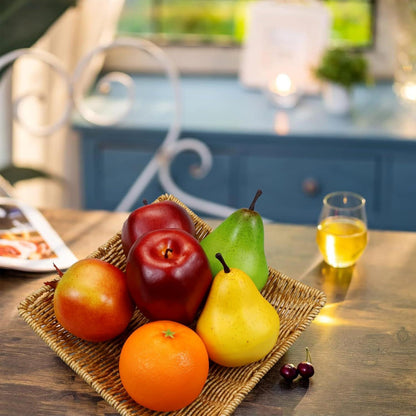 Künstliche Früchte Set Simulations-Obst-Set für Party & Deko 6teilig