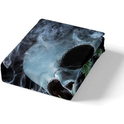 Marihuana Blatt Bettwäsche Set – Gothic Schlafzimmer Kollektion
