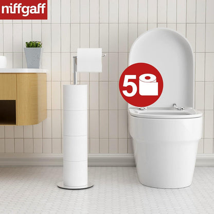 Toilettenpapierhalter Edelstahl Stehend ohne