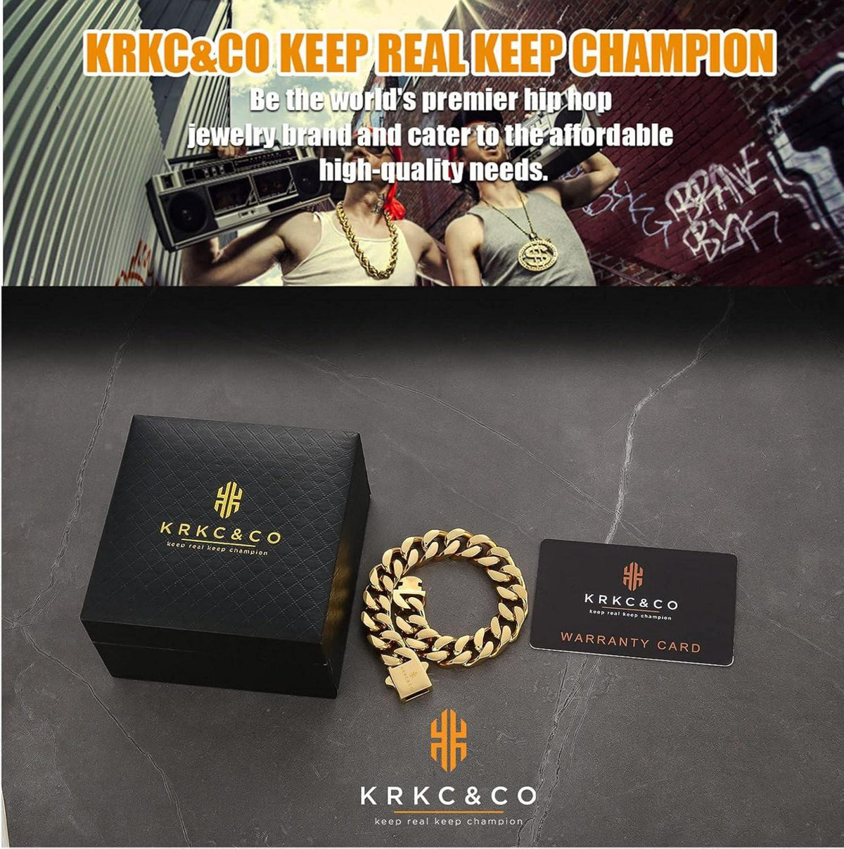 Cuban Armband Herren 18K Gold Panzerkette 14mm Hip Hop Männer Golden