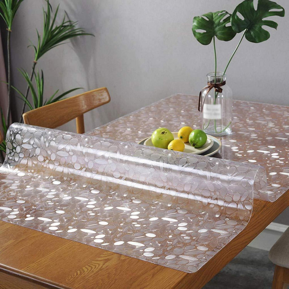 PVC Tischdecke wasserdicht 80x200cm - Tischfolie für Küche & Co.