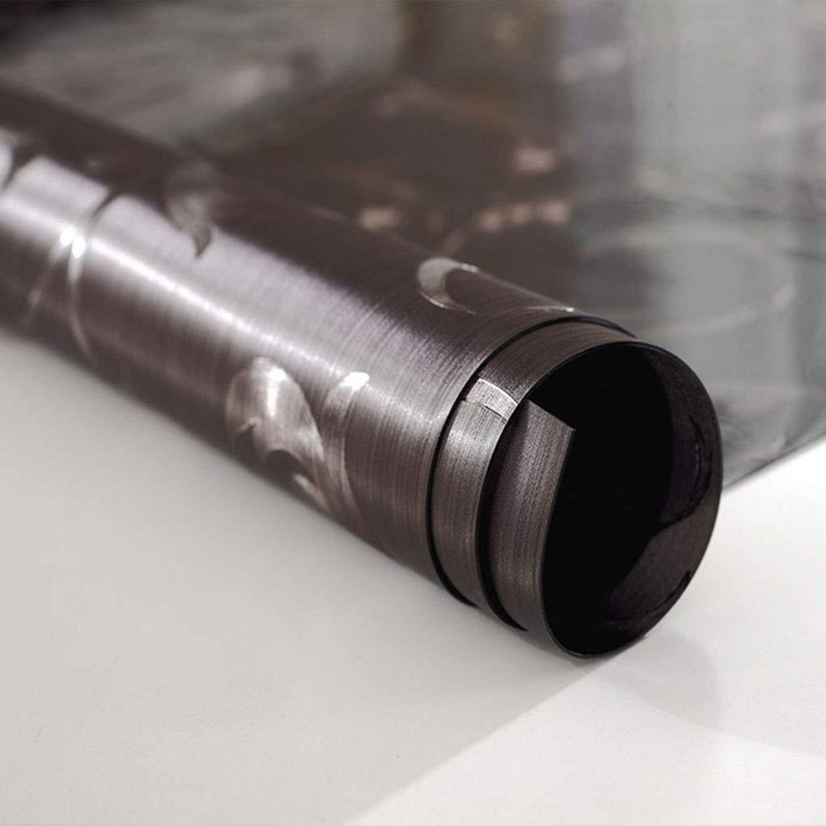 PVC Tischdecke wasserdicht braun 85x180cm - Tischfolie & Tischschutz