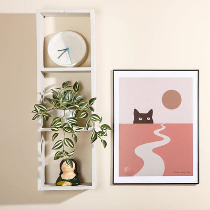 Kunstpflanze 38cm Grün Künstliche Pflanzen Deko Wohnzimmer Balkon