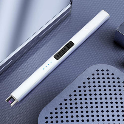 Elektrisches Feuerzeug Lichtbogen Winddicht USB Wiederaufladbar Blau