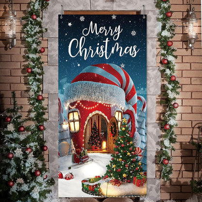 Weihnachts Türbanner Frohe Weihnachten 180x90cm Polyester