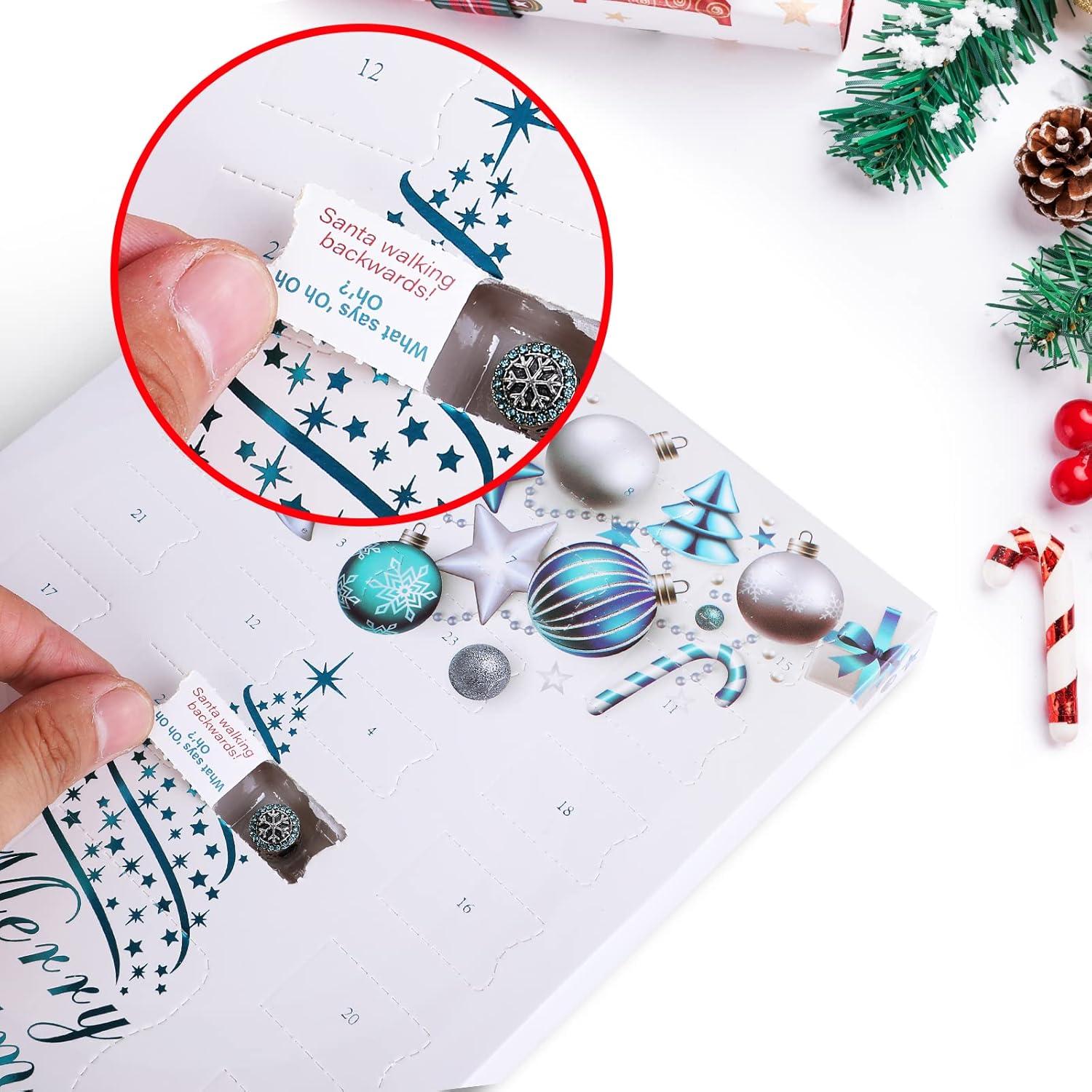 Schmuck Adventskalender Mädchen 2024 DIY Schneeflocke Perlen herstellen