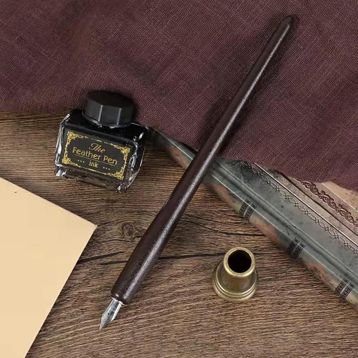 Kalligraphiestift-Set mit Federn & Tinte – Ideal zum Lernen