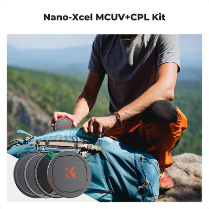 K&F Concept 82mm Filter Set & Objektivdeckel, Nano X-Serie