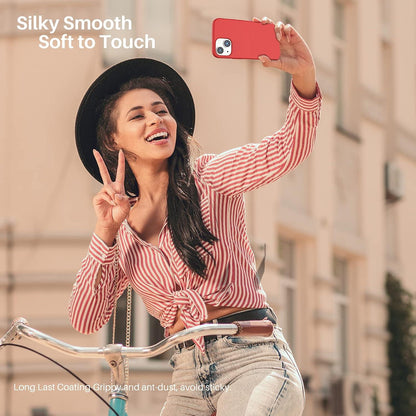 iPhone 13 Mini Silikon Case Hülle Ultra Dünn Voller Schutz Flüssig
