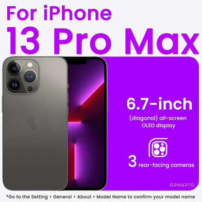 ORNARTO iPhone 13 Pro Max 6,7 Silikon Hülle Flüssig Silikon