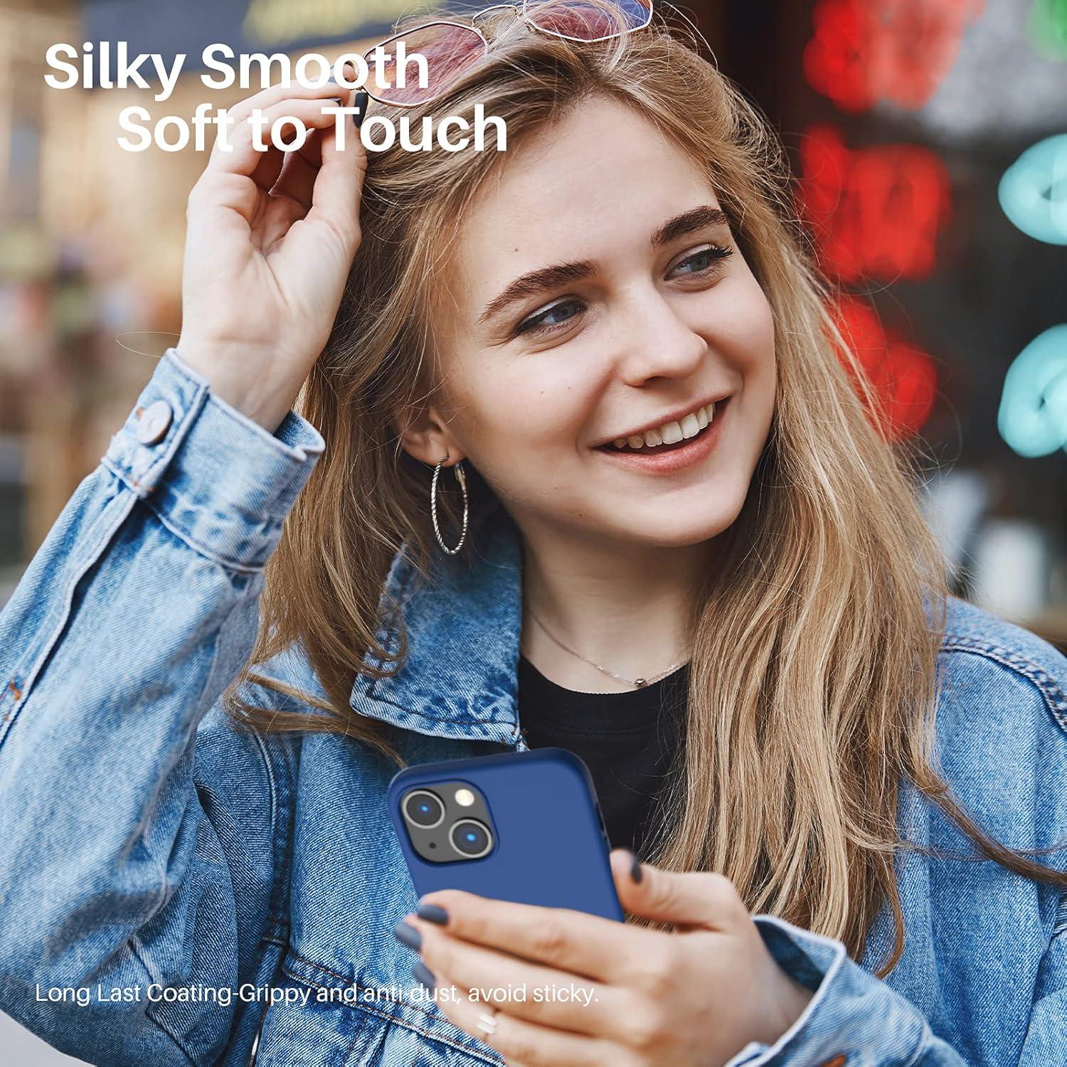 iPhone 13 Mini 5,4 Silikon Case Schutz Hülle KönigsBlau