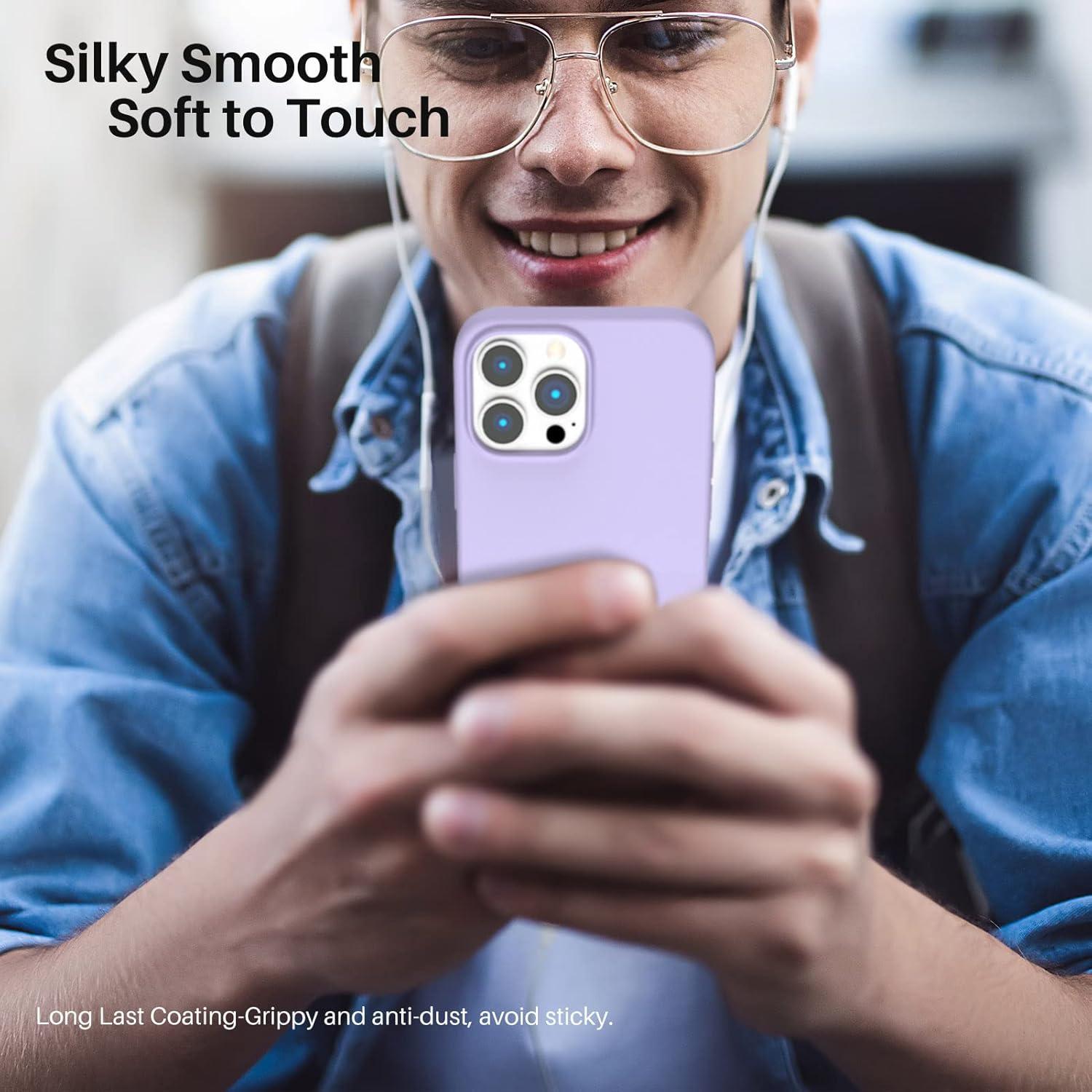 iPhone 13 Pro Max Silikon Case Hülle Ultra Dünn Flüssig Silikon Schutz