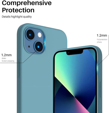 ORNARTO iPhone 13 Silikon Case 6,1 Schutzhülle Kaktus-Muster