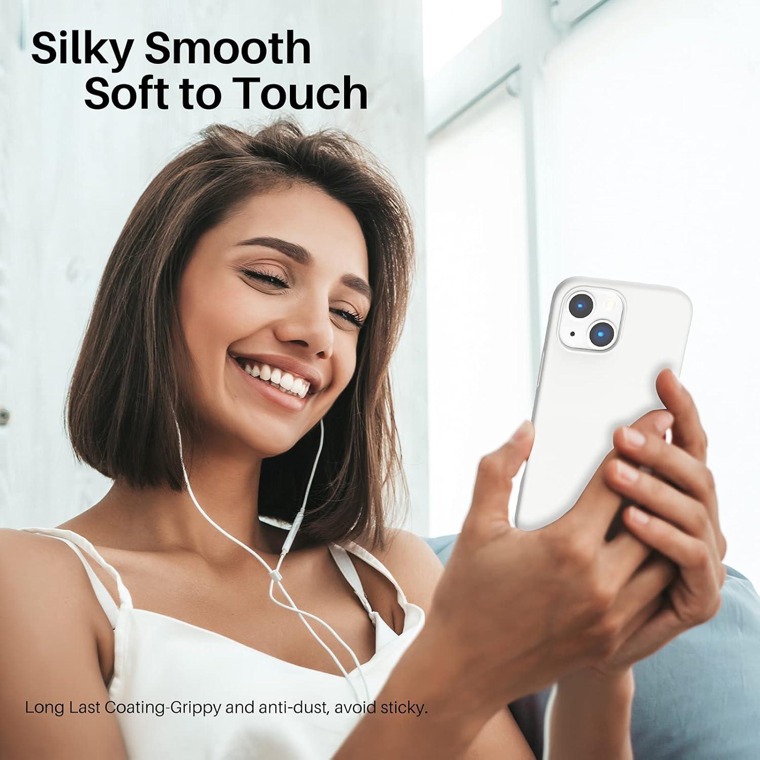 iPhone 13 Mini 5,4 Silikon Case Ultra Dünn Flüssig Silikon