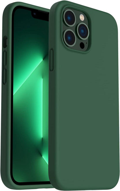 iPhone 13 Pro Max Flüssige Silikon Handyhülle Schutzhülle Klee 1