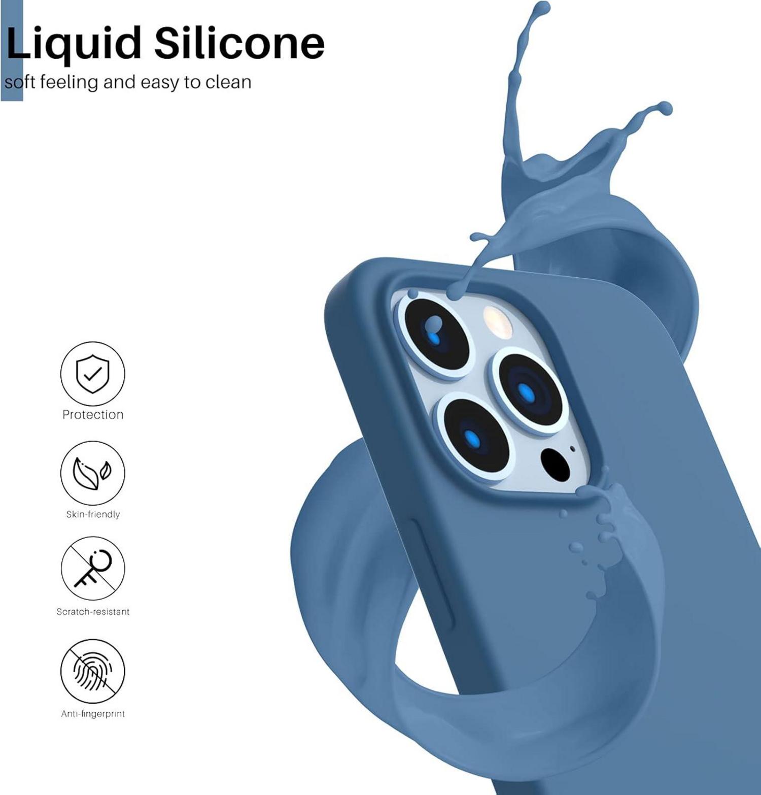 Silikon Case für iPhone 13 Pro 6,1 Zoll - Voller Schutz Flüssig