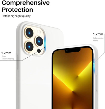 ORNARTO iPhone 13 Pro Max 6,7 Silikon Hülle