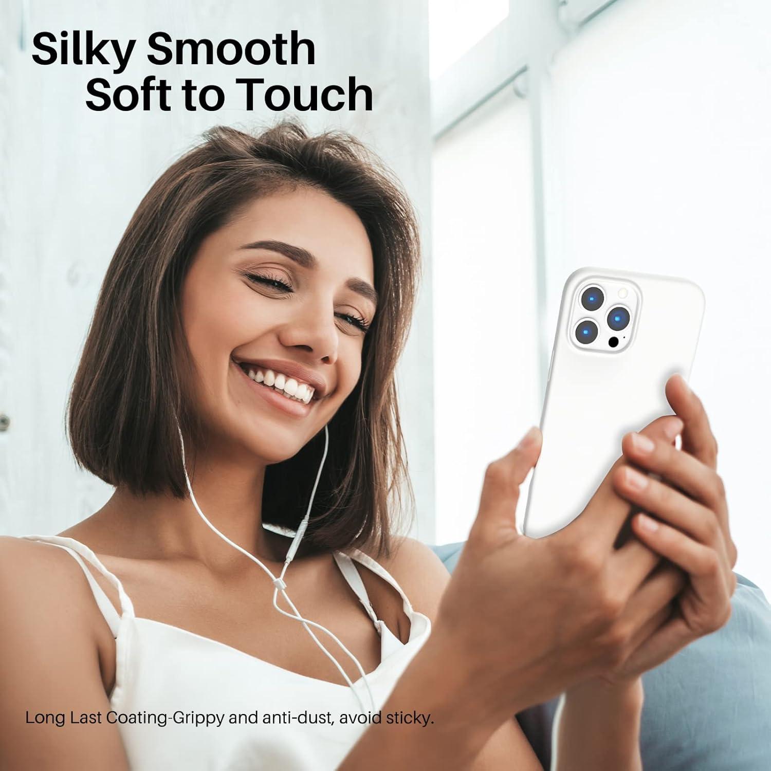 iPhone 13 Pro Max Silikon Case Hülle Ultra Dünn Flüssig Silikon