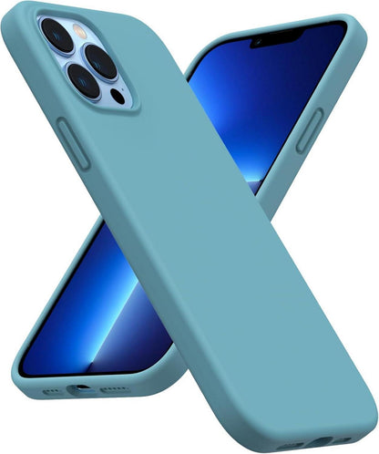 Liquid Silicone Case für iPhone 13 Pro Max, Stoßfeste Silikonhülle mit