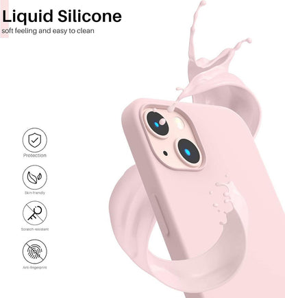 Schutzhülle Silikon Case für iPhone 13 6,1 Zoll - Flüssiges Silikon