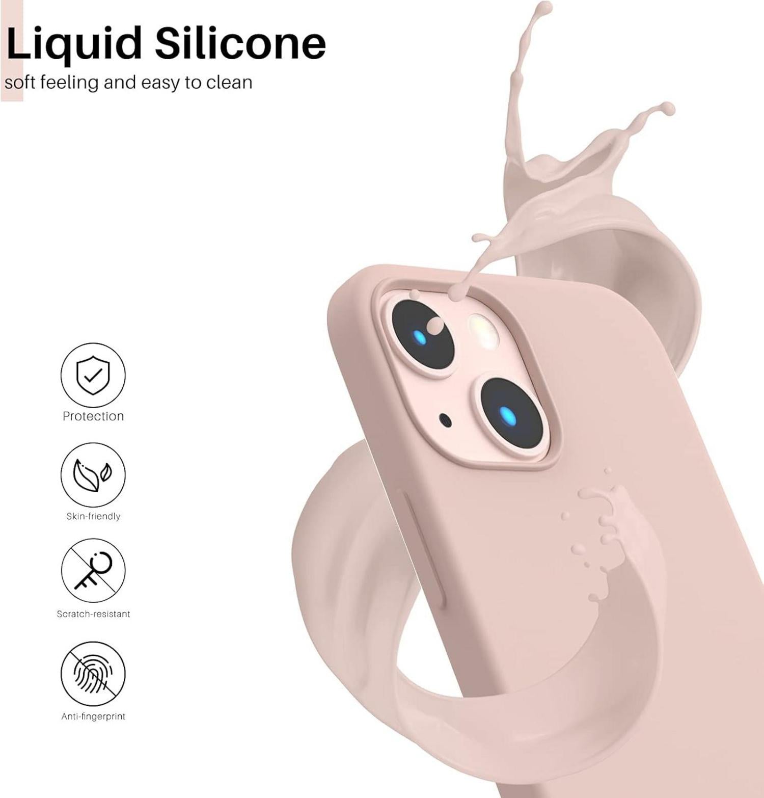 iPhone 13 Mini Silikon Case Ultra Dünn Flüssig Silikon Handyhülle