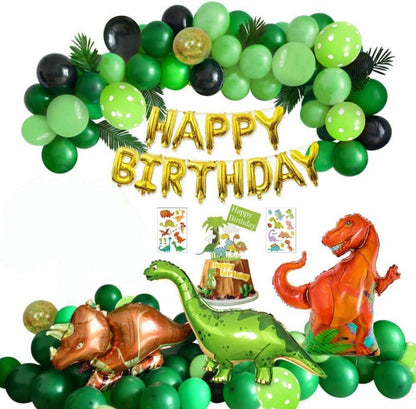 Dinosaurier Geburtstagsdeko Set Luftballons XXL für Party