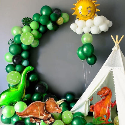 Dinosaurier Geburtstagsdeko Party Luftballons Dino XXL Set