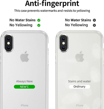 Schutzhülle iPhone X XS Silikon TPU Panzer Schutz Glas Ultra