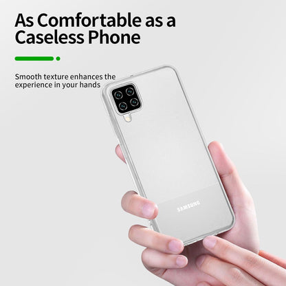 NEW'C Samsung Galaxy A12, M12 Schutzglas Hülle 2er Set Transparent Anti-Scratch